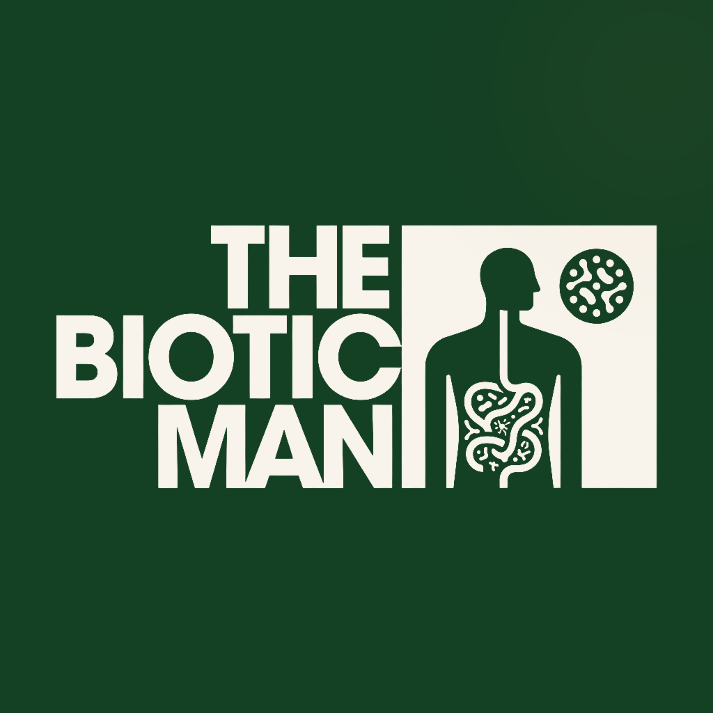 The Biotic Man gut health brand mark